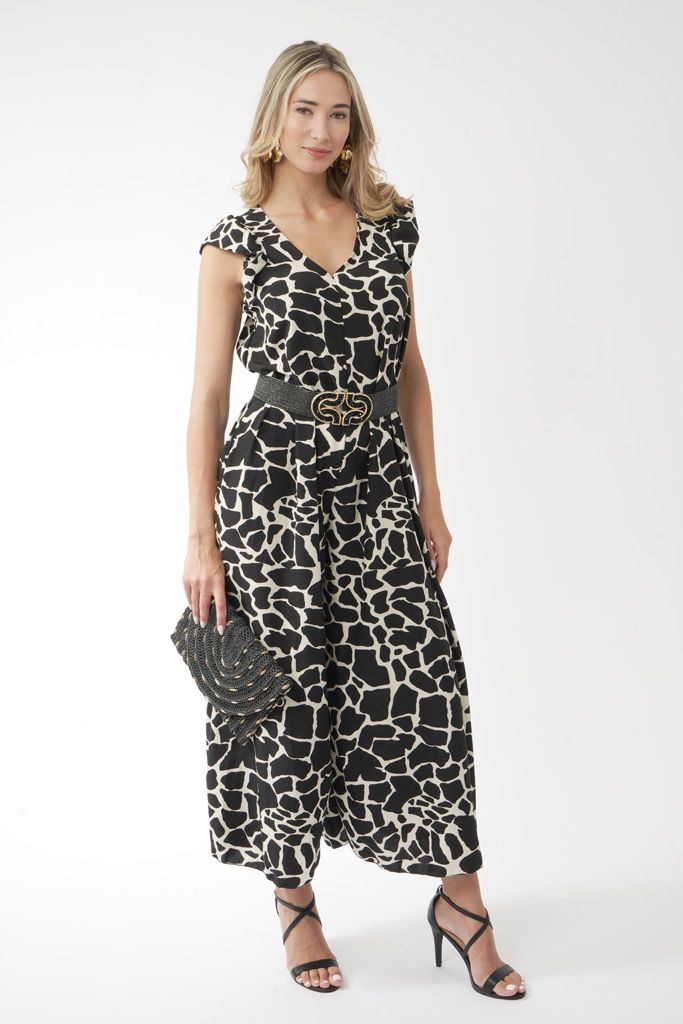 Giraffe loose jumpsuit