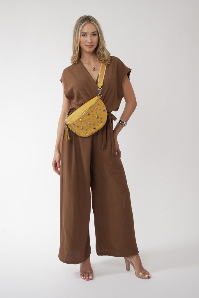 Brown jumpsuit