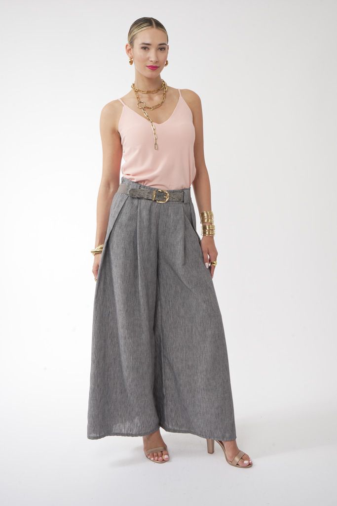 Dark grey loose trouser