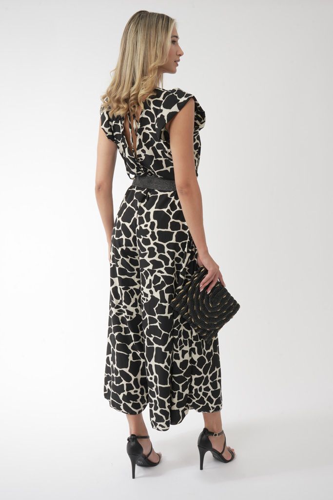 Giraffe loose jumpsuit