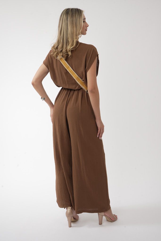 Brown jumpsuit