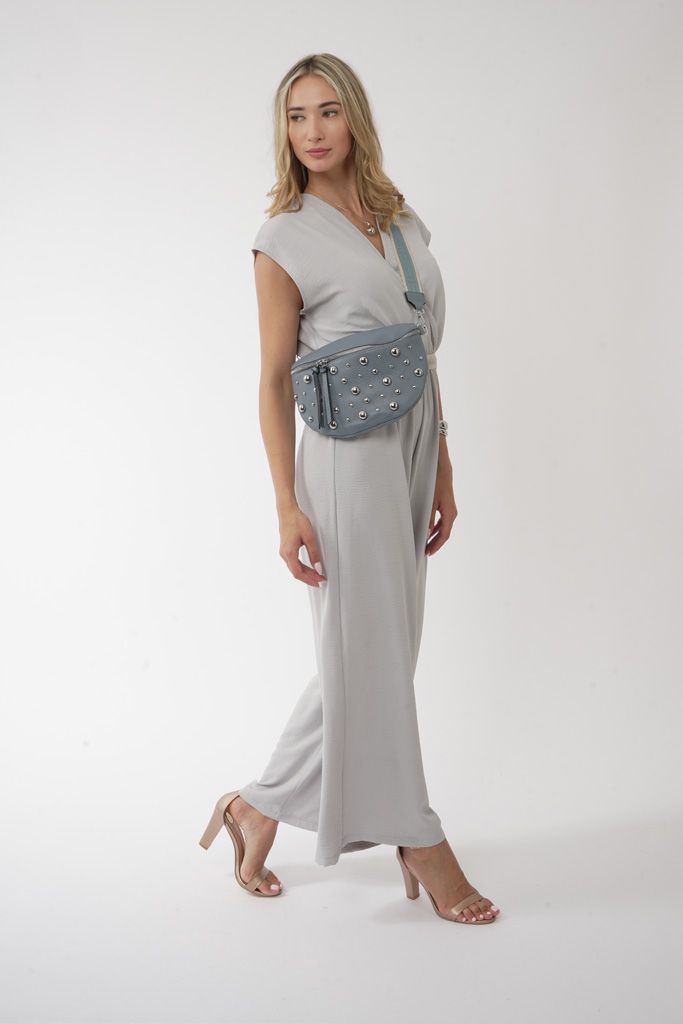 Ice grey jumpsuit