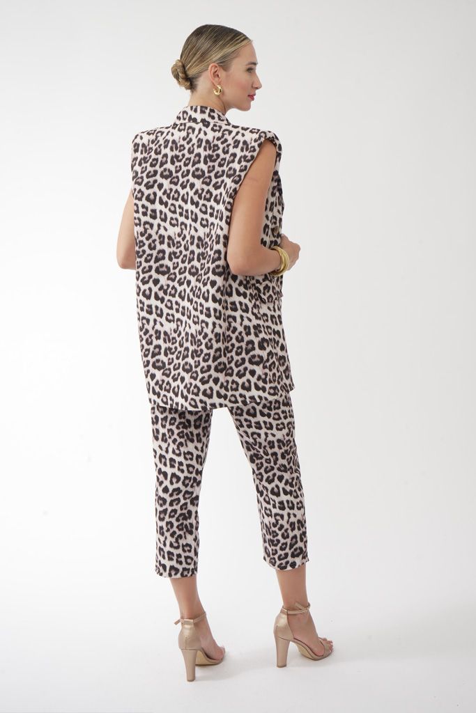 Leopard vest set