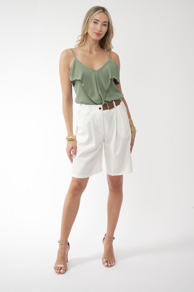 Khaki lingerie volan