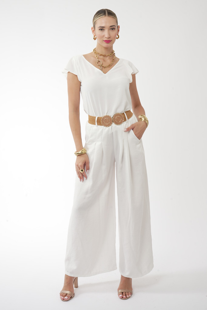 White  loose trouser